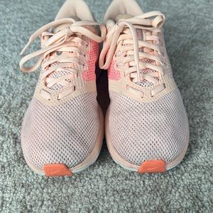 Nike size 4Y sneakers peach